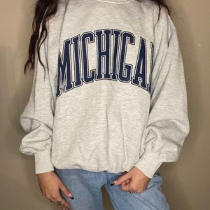 Michigan crew neck